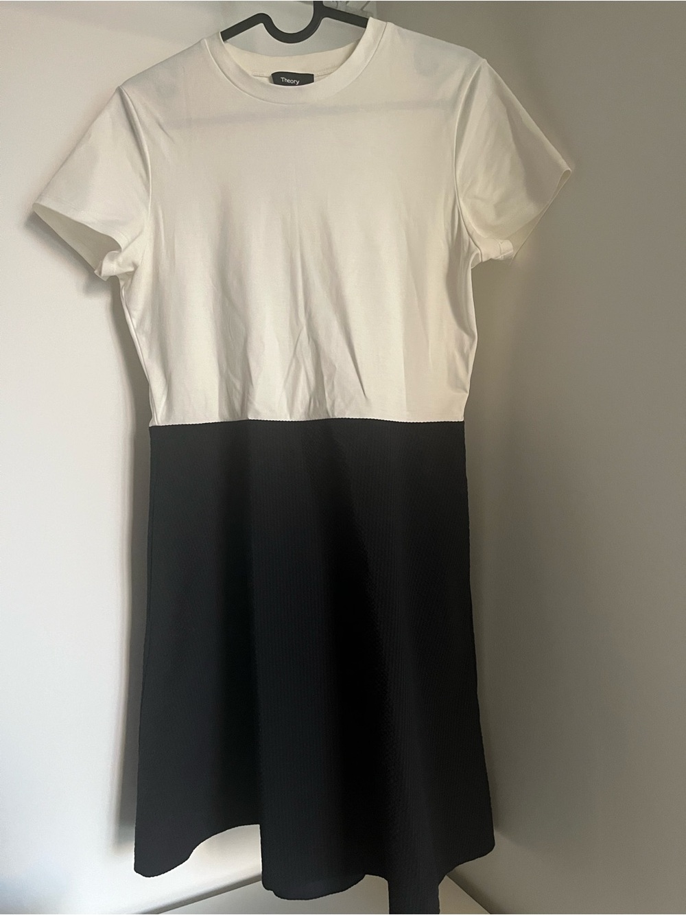 Theory Black Textured Maxi Skirt
